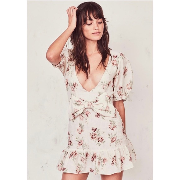 NWT LoveShackFancy Lena Dress in Dream - Picture 4 of 7